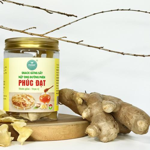 Snack Gừng Sấy Mật Ong Đường Phèn Có Tác Dụng Gì? Top 10 Lợi Ích