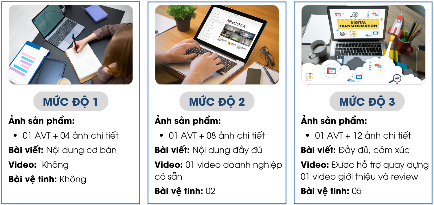 Các mức độ số hóa sản phẩm