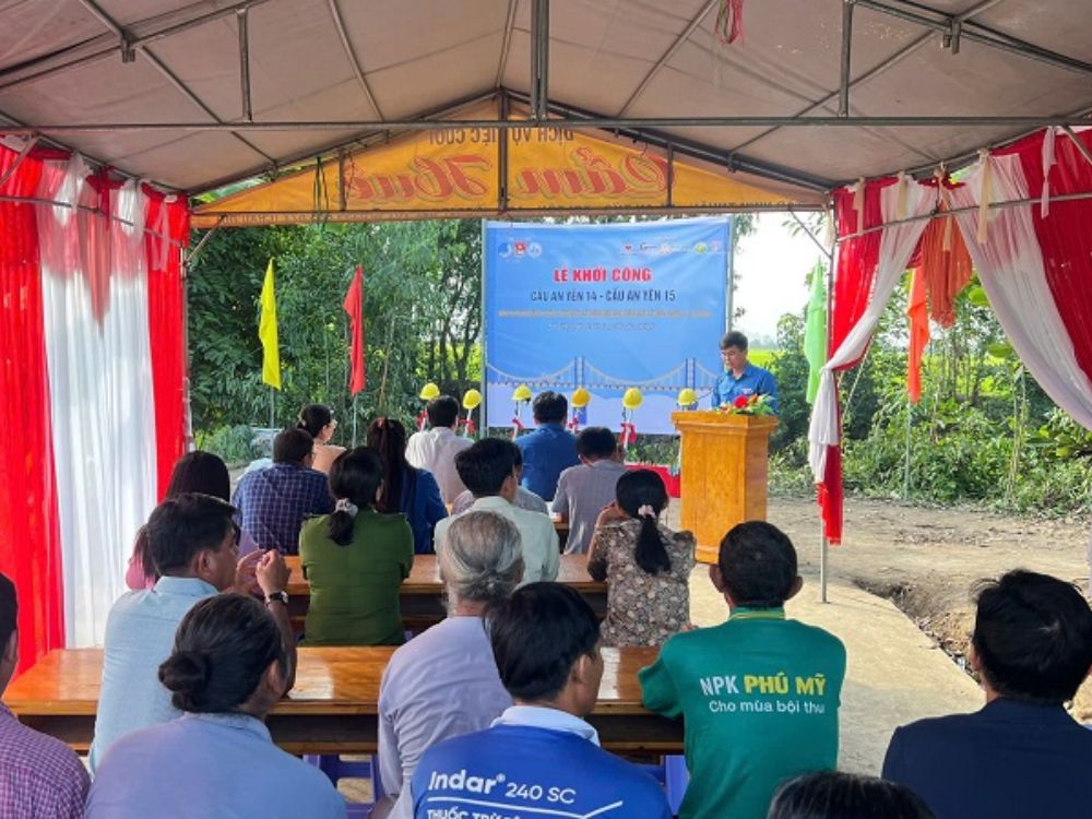 An Giang khởi công xây dựng cầu An Yên 14 và An Yên 15