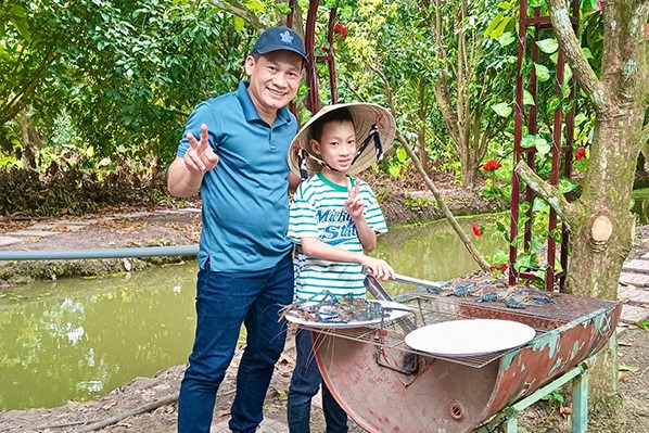 Câu tôm giải trí