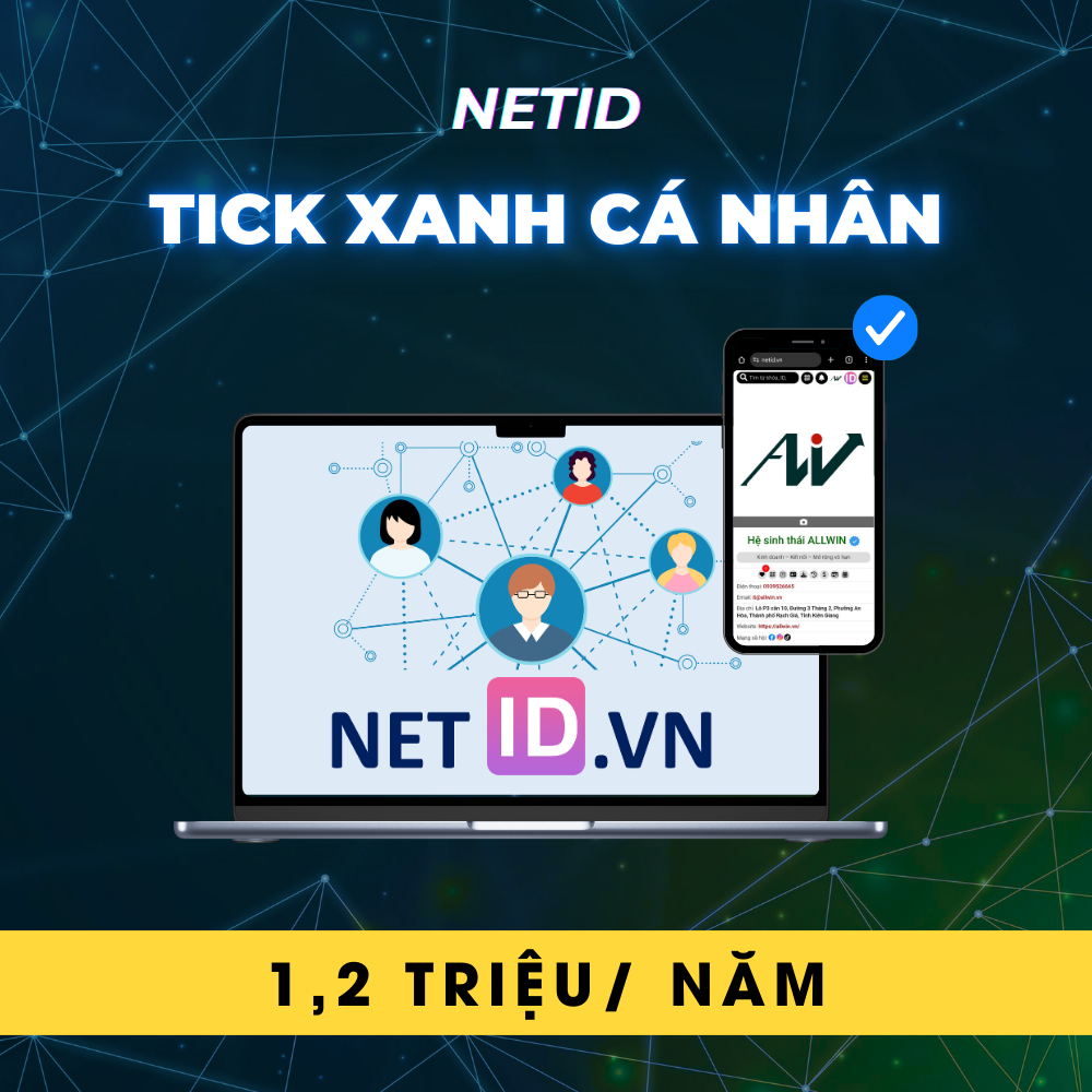 Tài Khoản NetID Tick Xanh Cá Nhân
