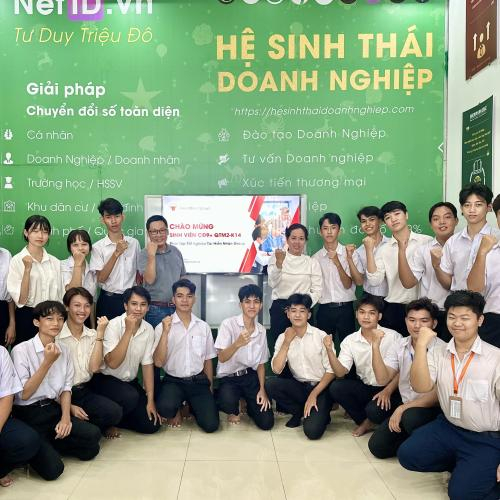 Sinh Viên Lớp CĐ9+ TH-QTM2-K14 – Trường Cao Đẳng Nghề Kiên Giang Thực Tập Tốt Nghiệp Tại Hiền Nhân Group