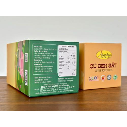 Củ Sen Sấy Nam Huy - Hộp 70gr