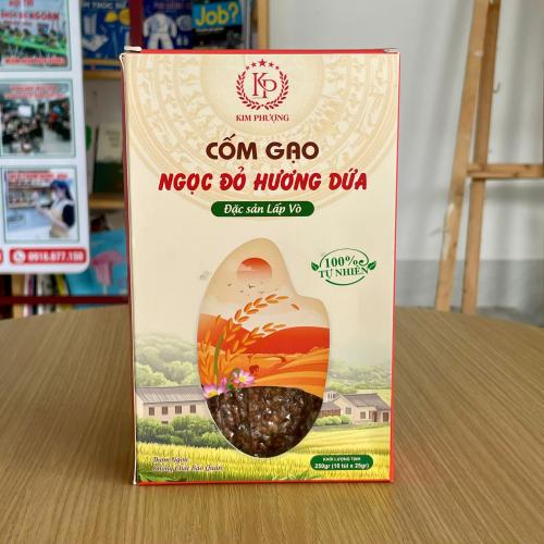 Cốm Gạo Ngọc Đỏ Hương Dứa