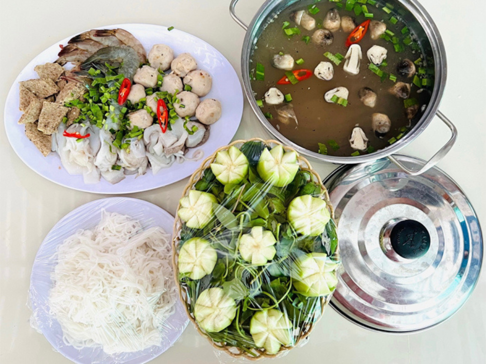 Lẩu cua đồng - Khu du lịch Tuấn Tường