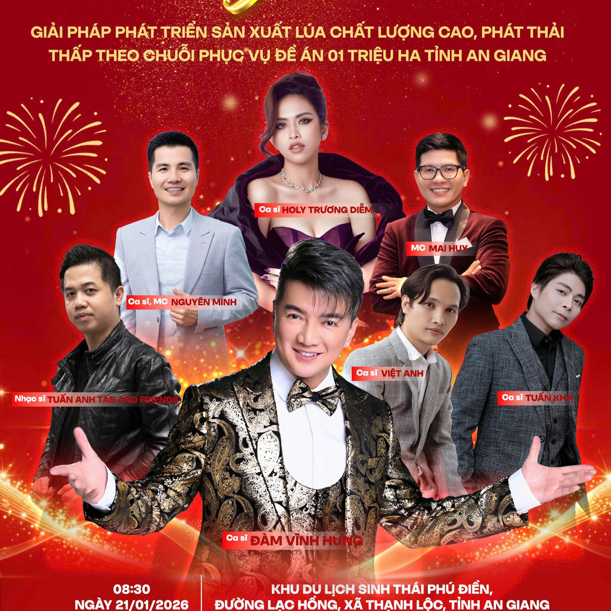 Phú Điền – Điểm Hẹn Gala Giải Pháp Phát Triển Sản Xuất Lúa Chất Lượng Cao, Phát Thải Thấp Tại An Giang