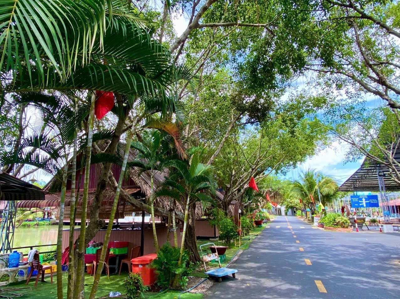 Không gian thiên nhiên giúp cả gia đình “giải nén” áp lực