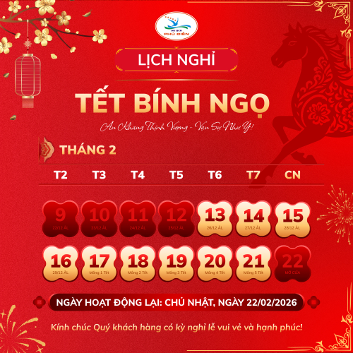 📢 Thông Báo Lịch Nghỉ Tết Nguyên Đán 2026