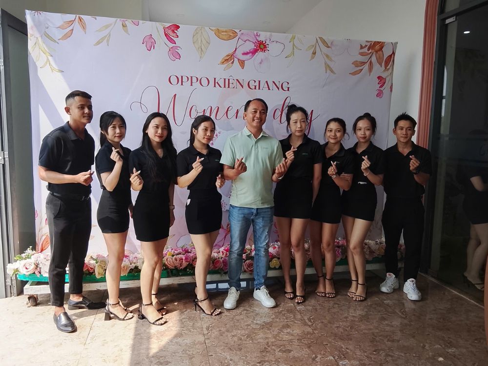 Những khoảnh khắc đáng nhớ của đội ngũ OPPO Kiên Giang