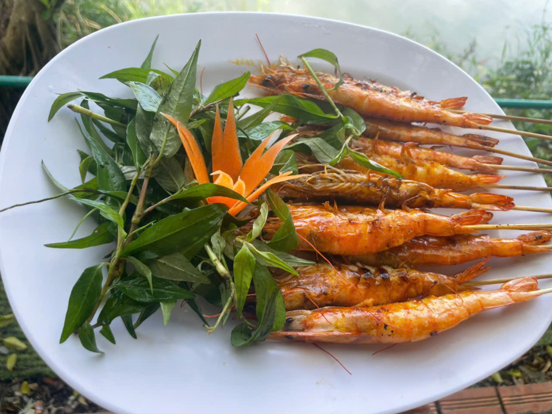 Tôm nướng muối ớt