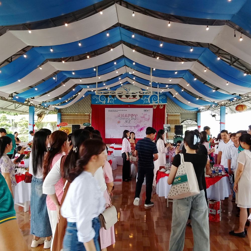 Không gian tổ chức hoành tráng tại khu du lịch Phú Điền