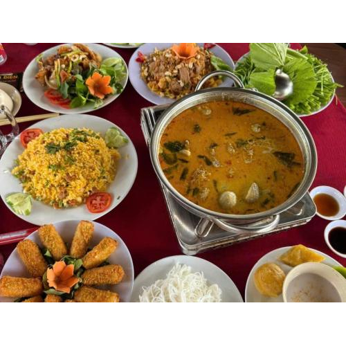 Thực đơn phong phú, phù hợp cho tiệc gia đình