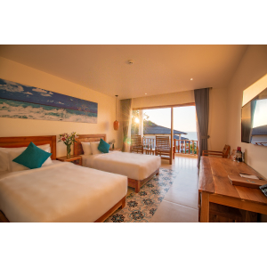 Phòng deluxe có cửa thông nhau hướng biển