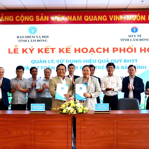 Bảo Hiểm Xã Hội Và Sở Y Tế Tỉnh Lâm Đồng Tiến Hành Ký Kết Kế Hoạch Phối Hợp Về Quản Lý, Sử Dụng Hiệu Quả Quỹ BHYT Và Dự Toán Chi Khám Chữa Bệnh BHYT