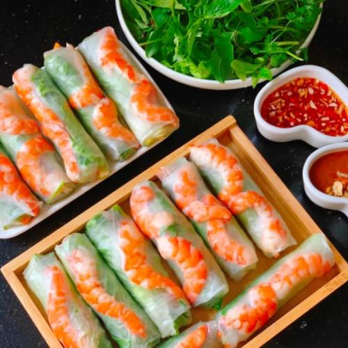 Những Các Làm Món Cuốn Than Mát Cho Ngày Nắng Lên Nóng Nực