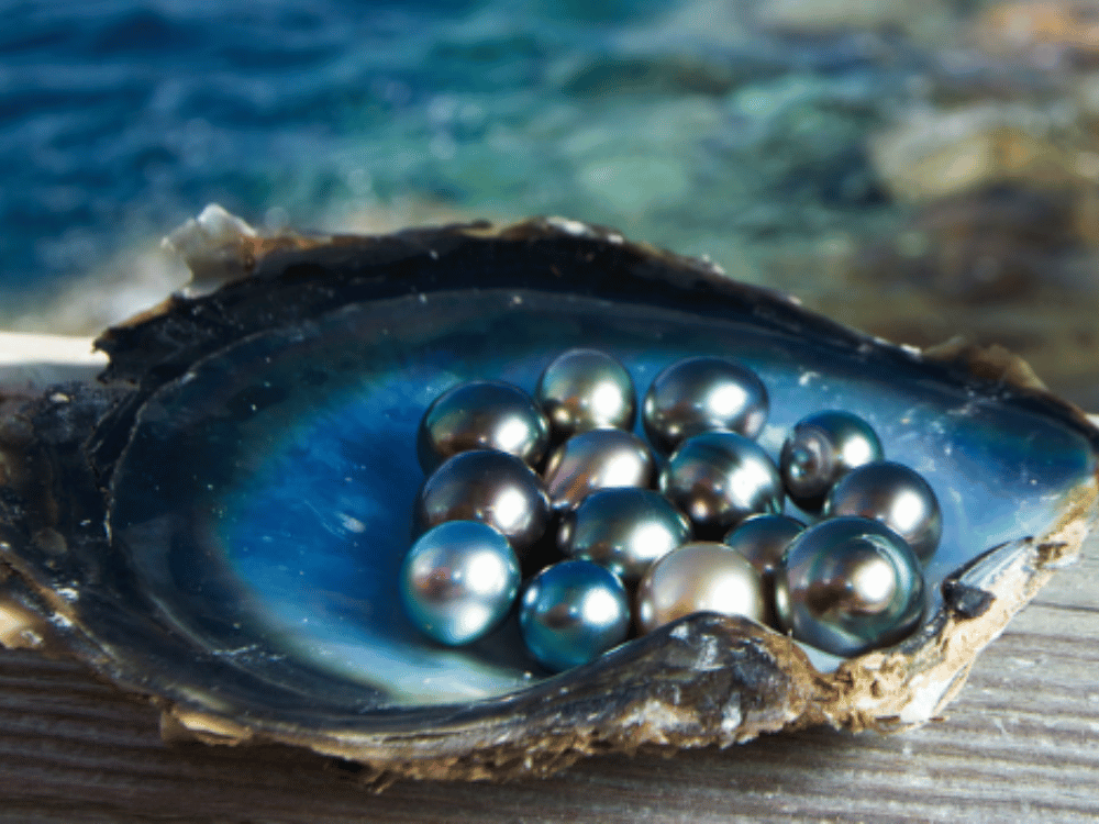 Đeo ngọc trai cuối cùng và không dùng quá nhiều