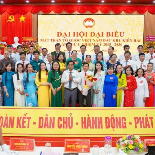 Đại Hội Đại biểu MTTQVN Đặc Khu Kiên Hải Lần Thứ I, Nhiệm Kỳ 2025 – 2030