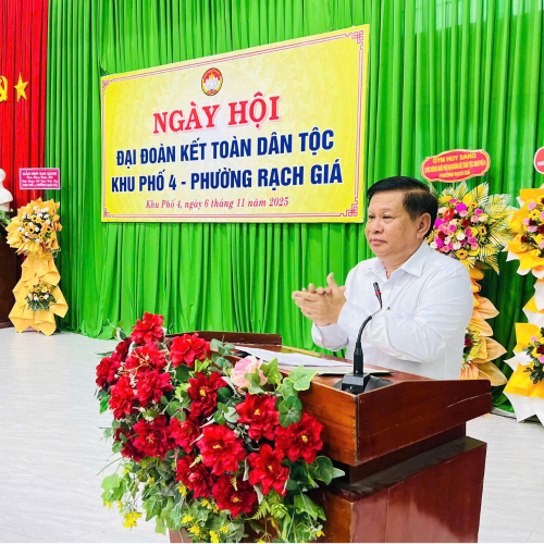 Khu Phố 4, Phường Rạch Giá: Tổ Chức Ngày Hội Đại Đoàn Kết Toàn Dân Tộc