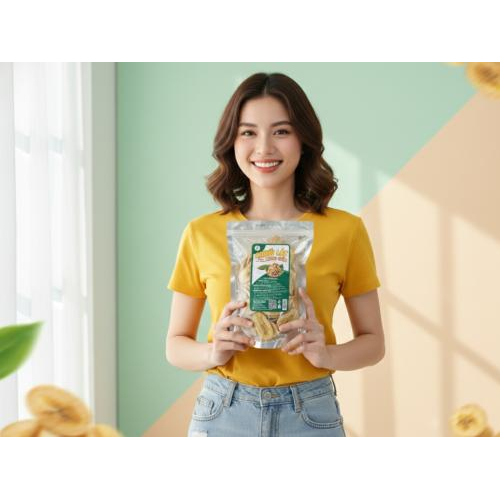 Chuối Lắc Rong Biển Thanh Phú 150g | Giòn Tan, Thơm Lừng Rong Biển