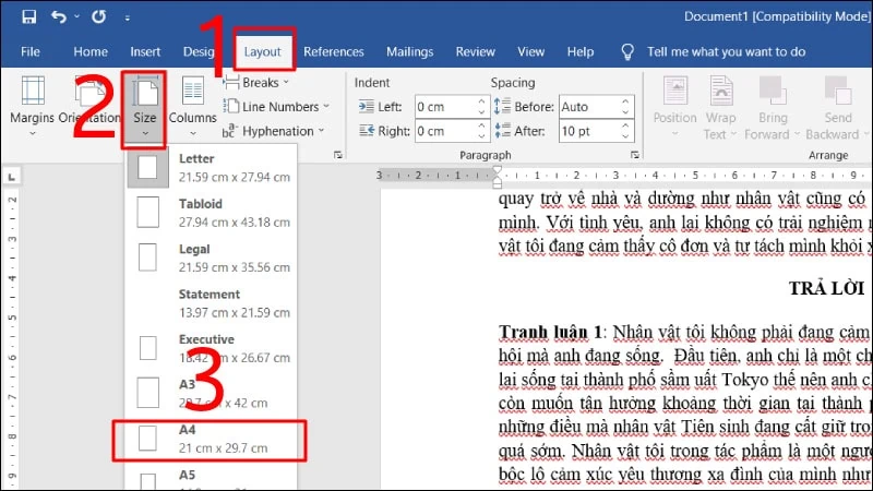 3. Định dạng và trình bày văn bản