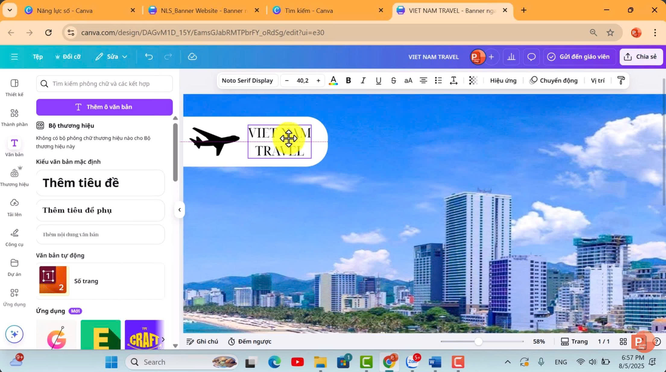 Thêm Nội Dung Văn Bản Thường