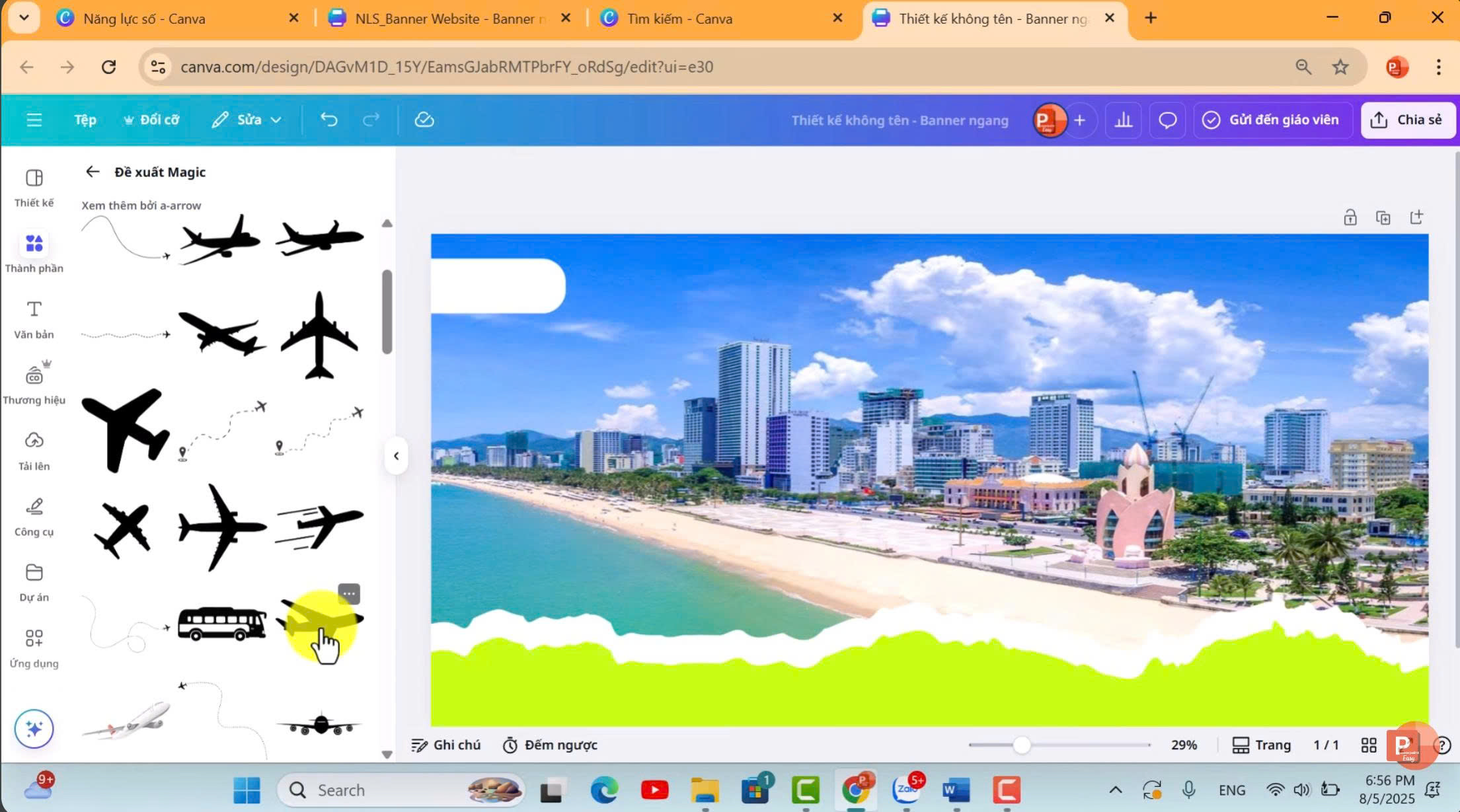 Thêm biểu tượng máy bay
