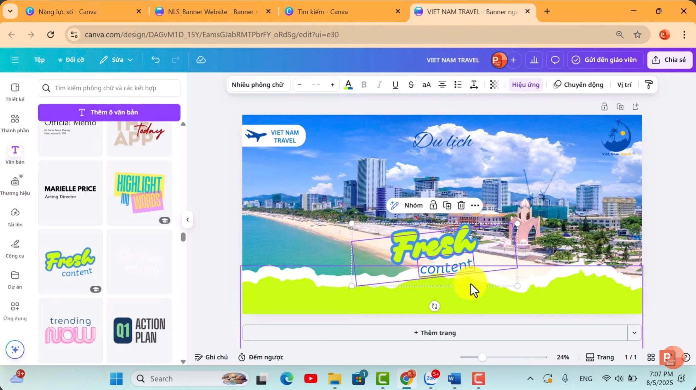 Thêm tiêu đề chính "Nha Trang"