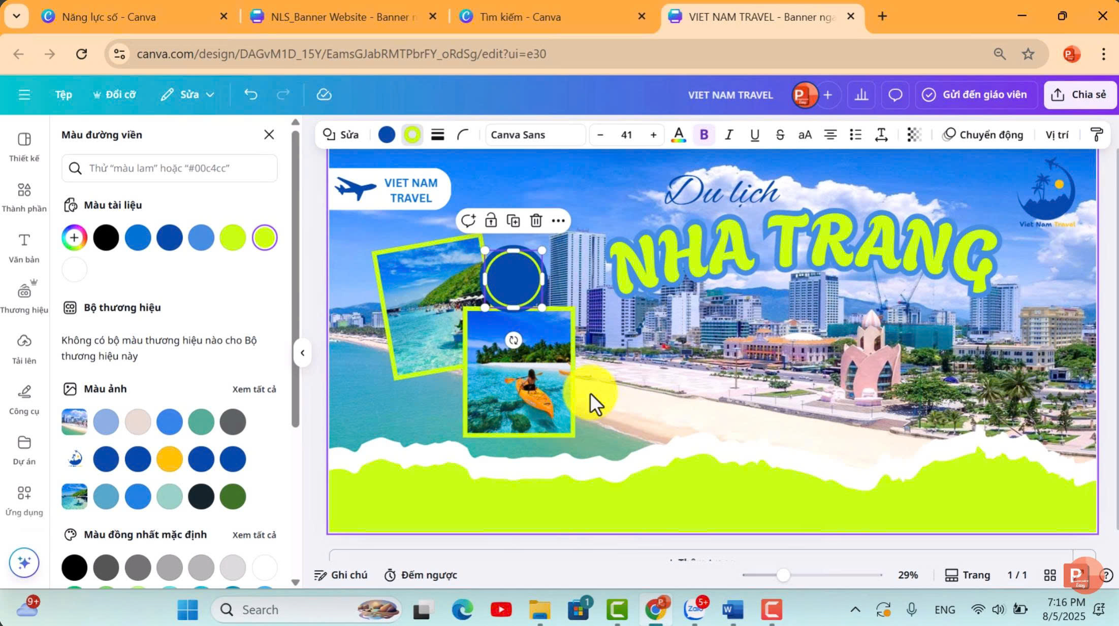 Vẽ hình tròn nhỏ (Viền)