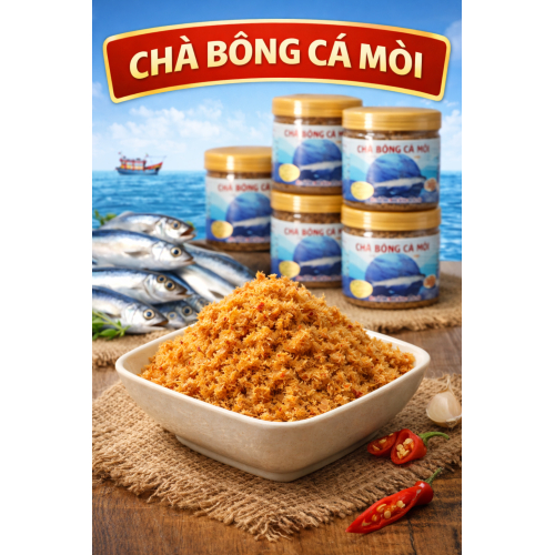 CHÀ BÔNG CÁ MỒI – ĐẬM ĐÀ HƯƠNG BIỂN