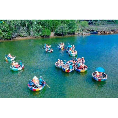 (TOUR RIÊNG) Chèo Thuyền Thúng Sông Cửa Cạn + Tham Quan Trang Trại Mật Ong