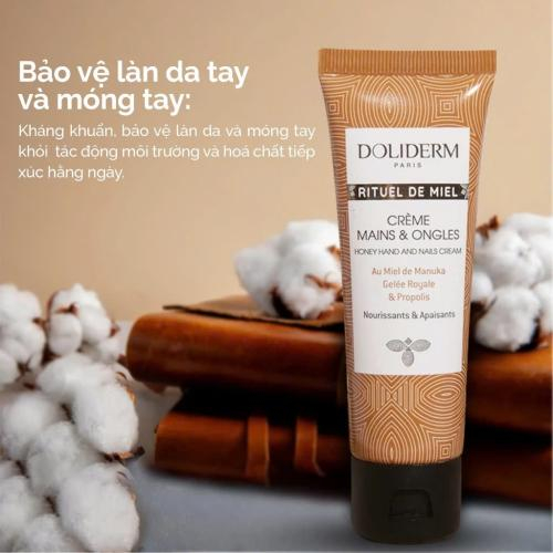 Kem Dưỡng Da Tay Và Móng Sữa Ong Chúa Doliderm Rituel de Miel - Pháp - 50ml