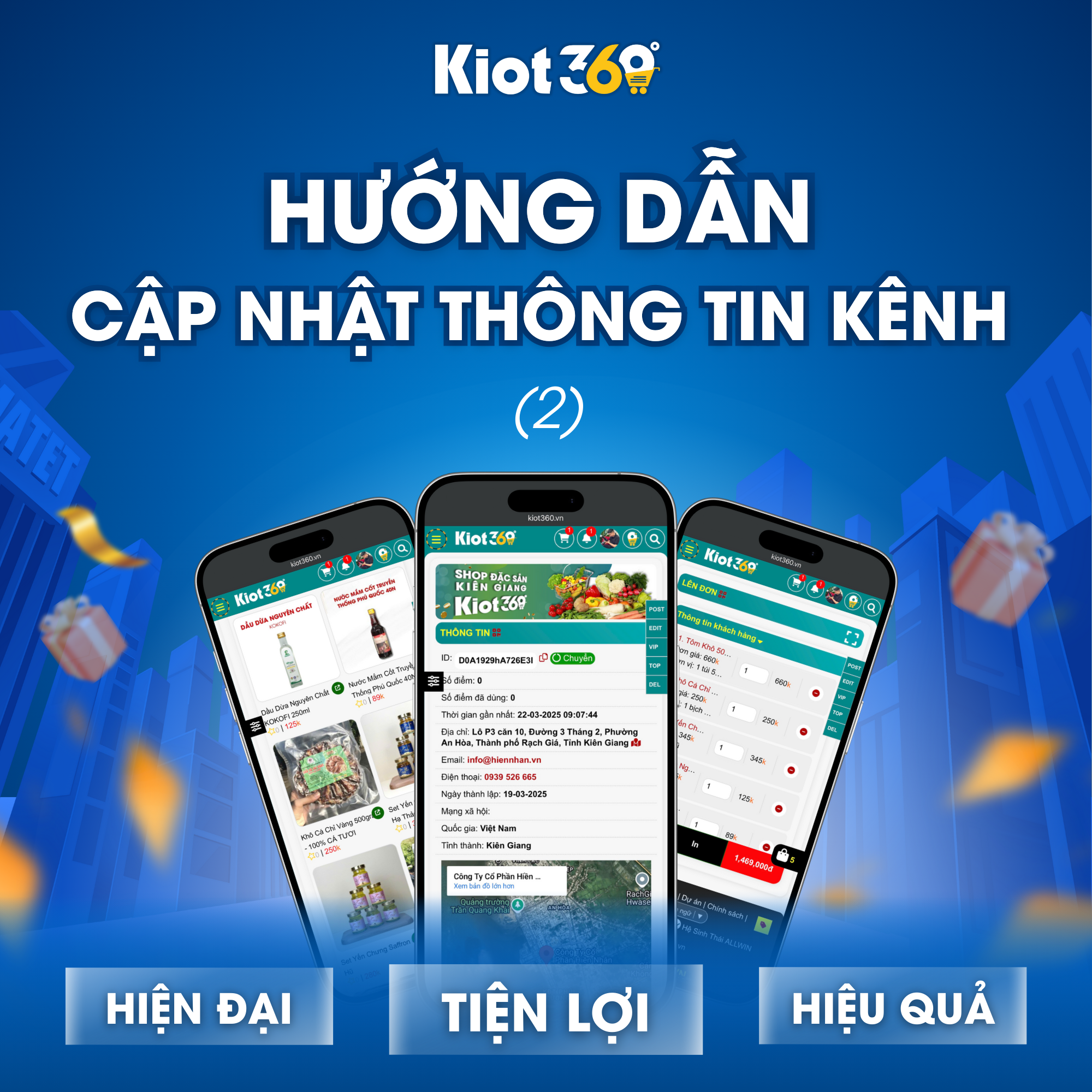 Hướng Dẫn Cập Nhật Thông Tin Kênh Bán Hàng