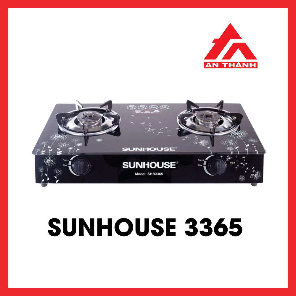 BẾP GAS ĐÔI SUNHOUSE SHB3365 – Sang trọng, bền bỉ, tiết kiệm