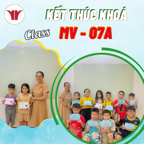Kết thúc khoá lớp Tiếng Anh Công Nghệ MV07A