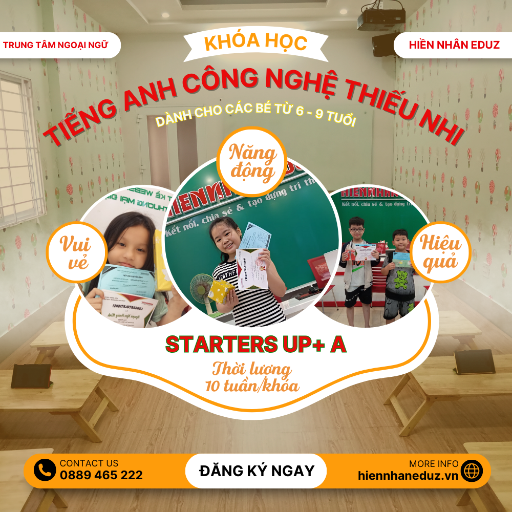 Tiếng Anh Starters Up+ A