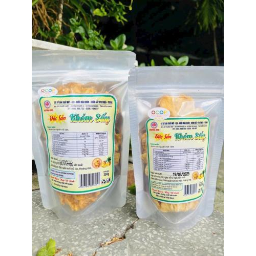 Khóm Sấy Thiện Trung - Túi 250gr