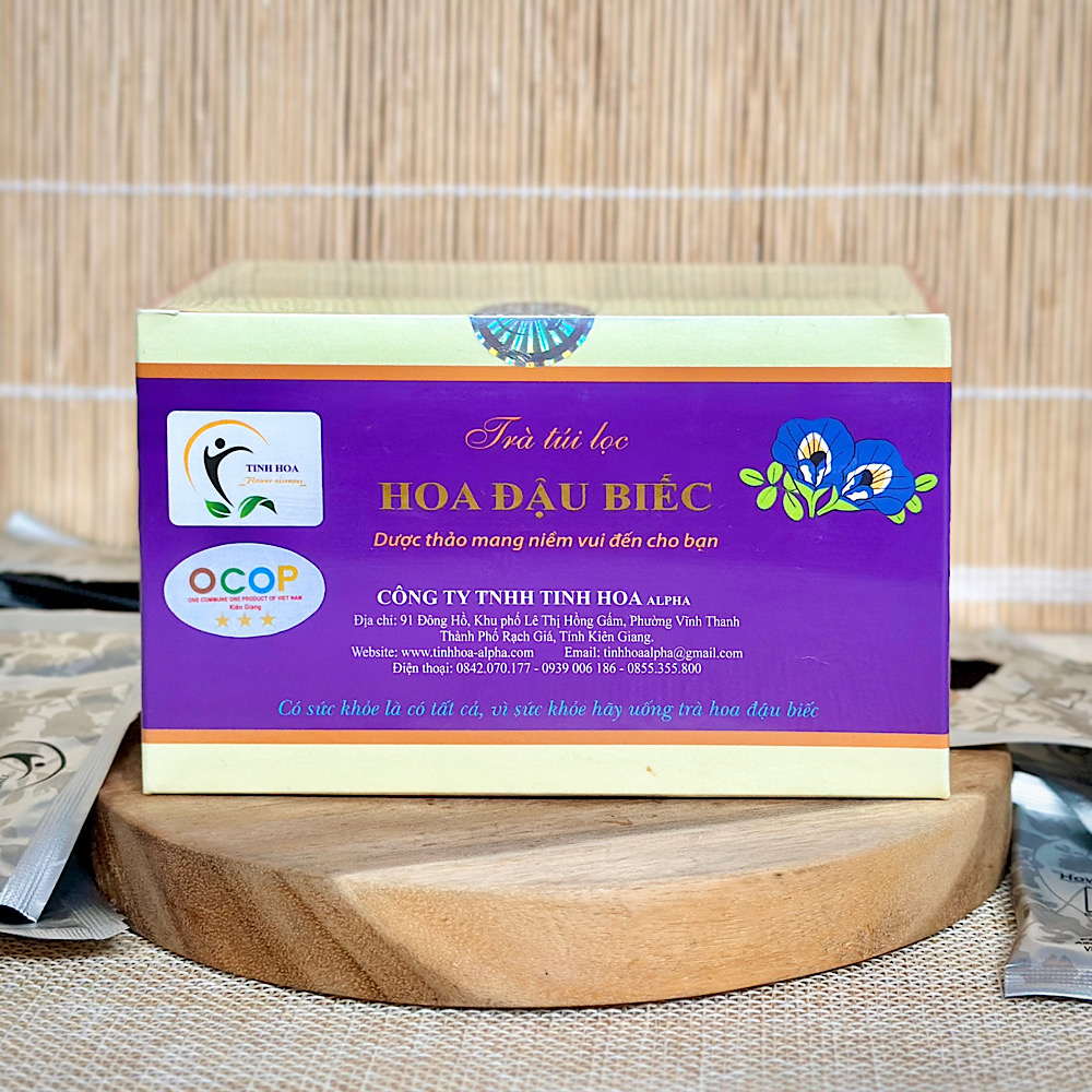 TRÀ TÚI LỌC HOA ĐẬU BIẾC – SẮC MÀU TINH TẾ, KHƠI NGUỒN CẢM HỨNG SỐNG