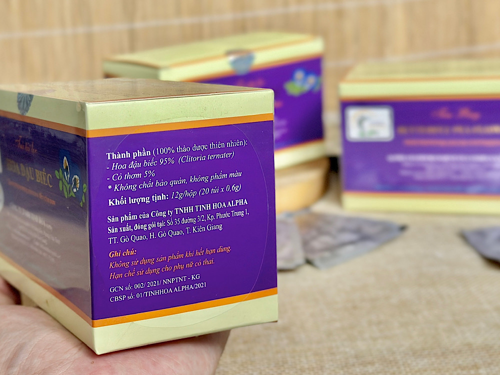 Tác dụng của trà hoa đậu biếc