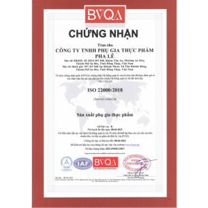 Công Ty TNHH Phụ Gia Thực Phẩm Pha Lê