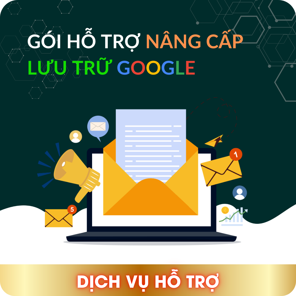 Gói Nâng Cấp Dung Lượng Lưu Trữ Google