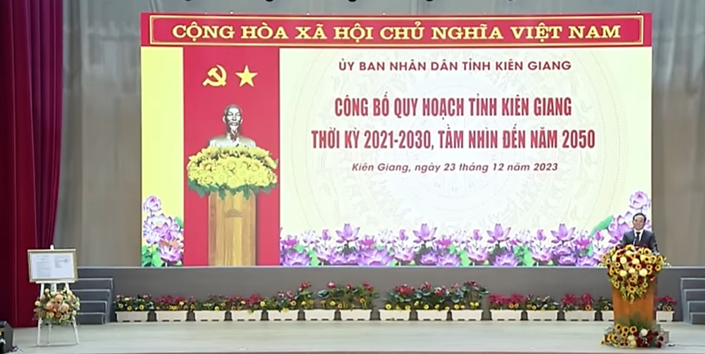 Kiên Giang xây dựng Hệ thống dữ liệu quy hoạch quốc gia