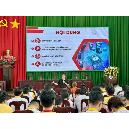 Hiền Nhân Group Đồng Hành Cùng Sinh Viên Trường Cao Đẳng Kiên Giang Trong Khởi Nghiệp Và Tìm Kiếm Việc Làm