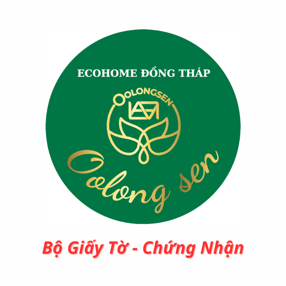 Bộ Giấy Tờ - Chứng Nhận Của Trà Oolong Sen (Ecohome Đồng Tháp)