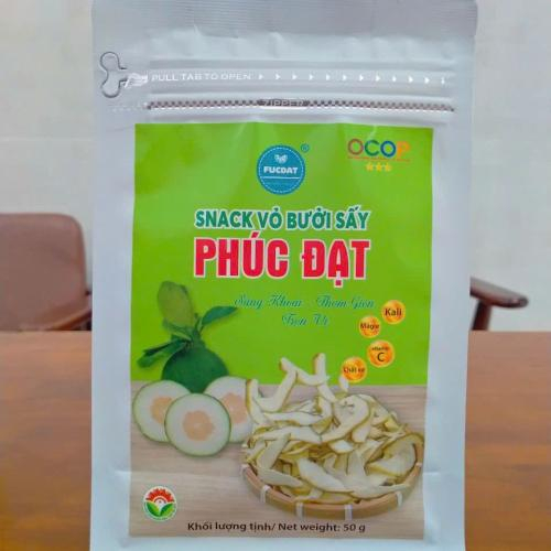 Snack Vỏ Bưởi Sấy Phúc Đạt - Bịch 50g
