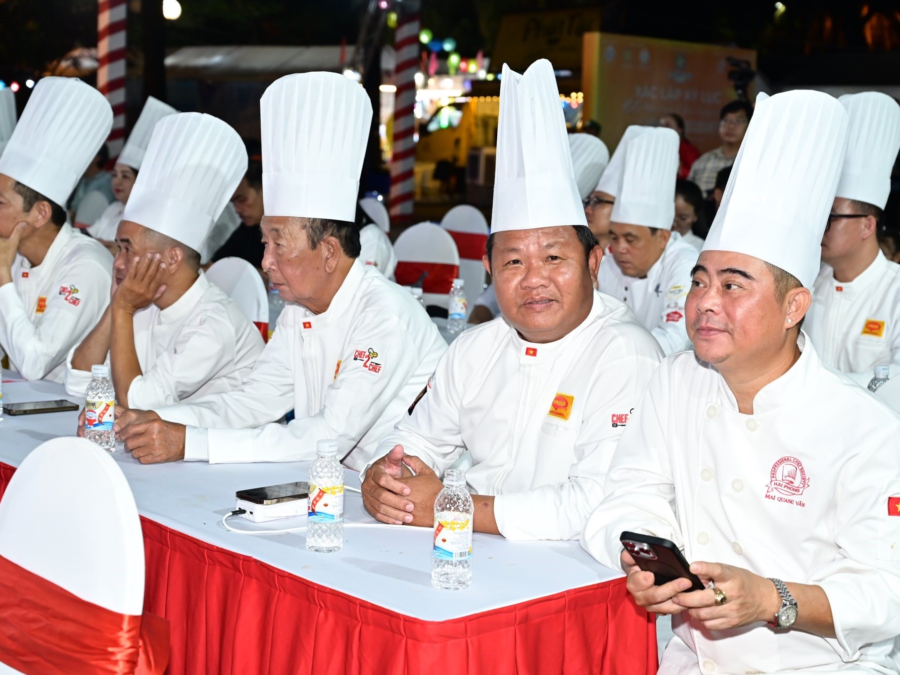 Danh sách ban chấp thành lâm thời liên chi hội đầu bếp Việt Nam