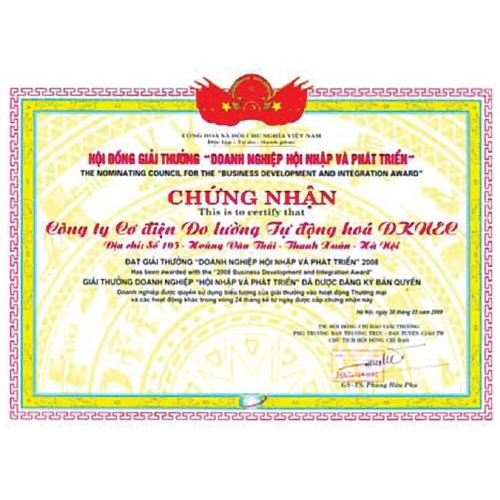Thành tựu và bằng khen