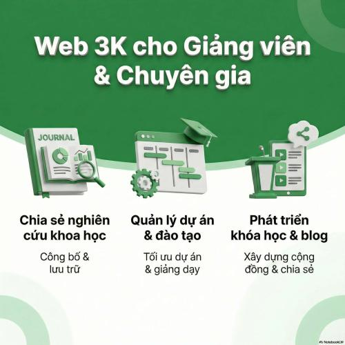 Web 3K Dành Cho Giảng Viên, Chuyên Gia