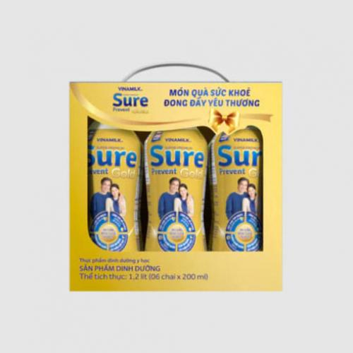 Sữa Bột Pha Sẵn Sure Prevent Gold 200ml (Lốc 6 Chai)