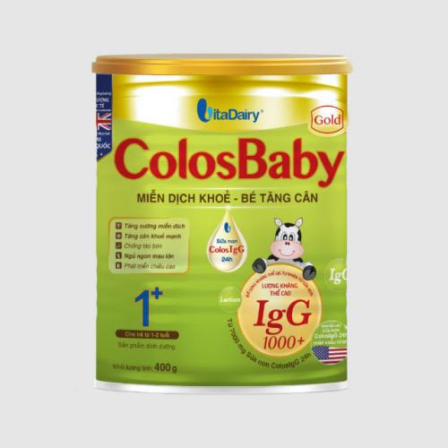 Sữa Bột ColosBaby Gold 1+ Lon 400gr (1-2 Tuổi)