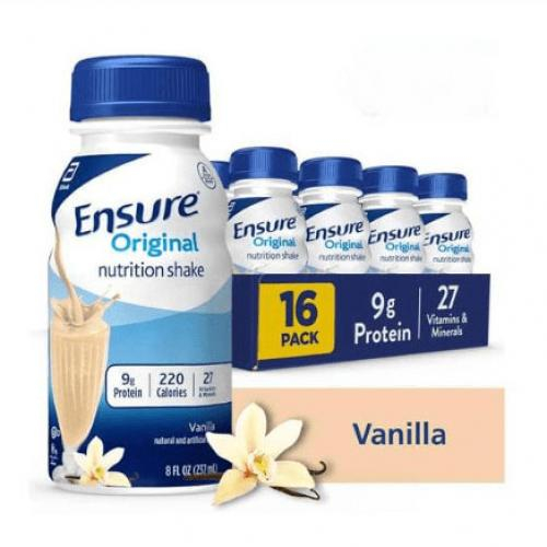 Sữa ENSURE Original Nutrition Shake 237ml (Nhập) Lốc 6 chai